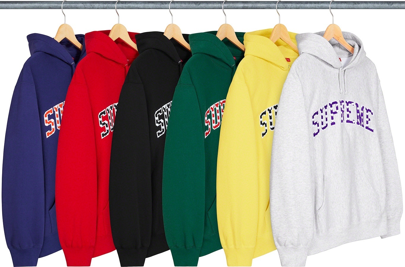 Hearts Arc Hooded Sweatshirt